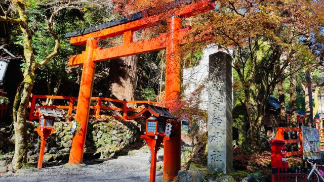 京都 貴船神社 紅葉