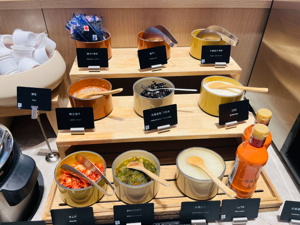 札幌プリンスホテル 朝食 帆立塩辛