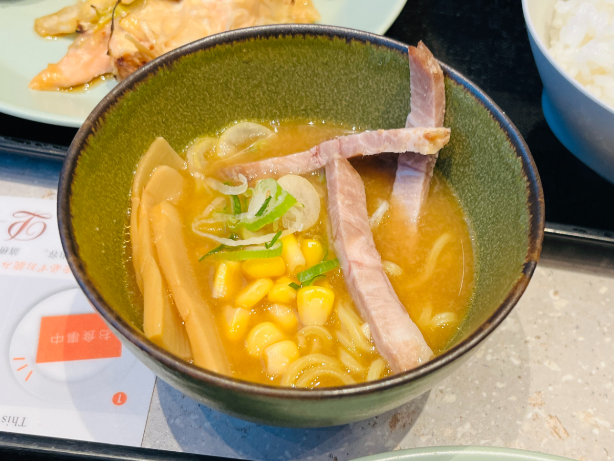札幌プリンスホテル 朝食 味噌ラーメン