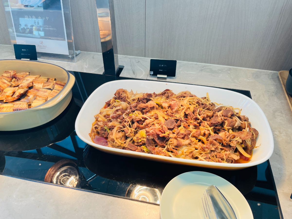 札幌プリンスホテル 朝食 ジンギスカン